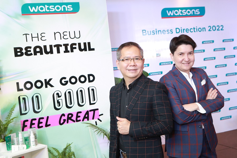 วัตสัน ประเทศไทย เปิดวิสัยทัศน์ครึ่งปีหลัง 2022 เดินหน้ากลยุทธ์ O+O Platform พิชิตใจขาชอปแบบไร้รอยต่อ ปักธงมุ่งสู่ผู้นำด้าน E-Commerce พร้อมชูแนวคิด ‘The New Beautiful’ ความงามรูปแบบใหม่