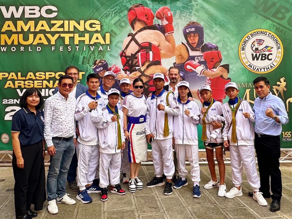 ททท. ร่วมเปิดงาน WBC Amazing MuayThai World Festival 2023 ณ Palasport Arsenale เมืองเวนิส ประเทศอิตาลี พร้อมผลักดัน Soft Power สู่จุดขายทุกกลุ่ม