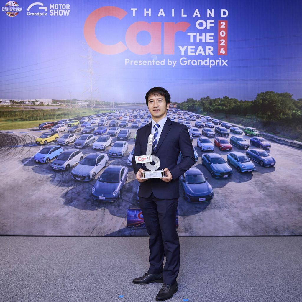 บริดจสโตนครองความเป็นผู้นำในตลาดยางรถยนต์ คว้ารางวัล “BEST SELLING TYRE โดยกรังด์ปรีซ์” 26 ปีซ้อน  จากเวที “CAR & BIKE OF THE YEAR 2024”