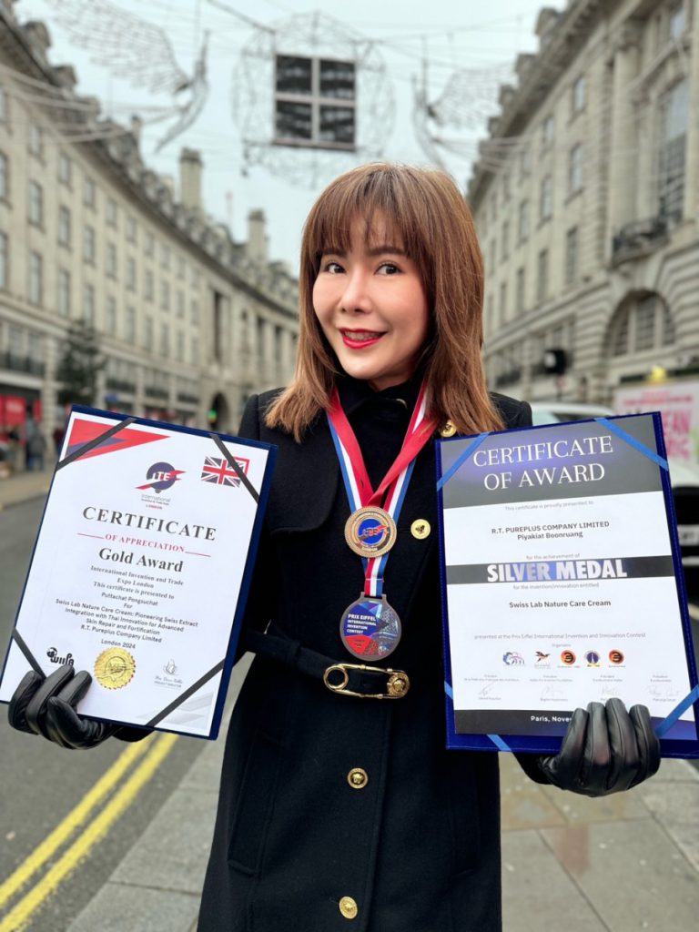 ตุ๊ยตุ่ย พุทธชาติ  สุดปังรับปีใหม่ Swiss Lab แรงไม่หยุด              พาสกินแคร์น้องใหม่คว้าสองรางวัลนวัตกรรมเวทีใหญ่จากฝรั่งเศสและอังกฤษ