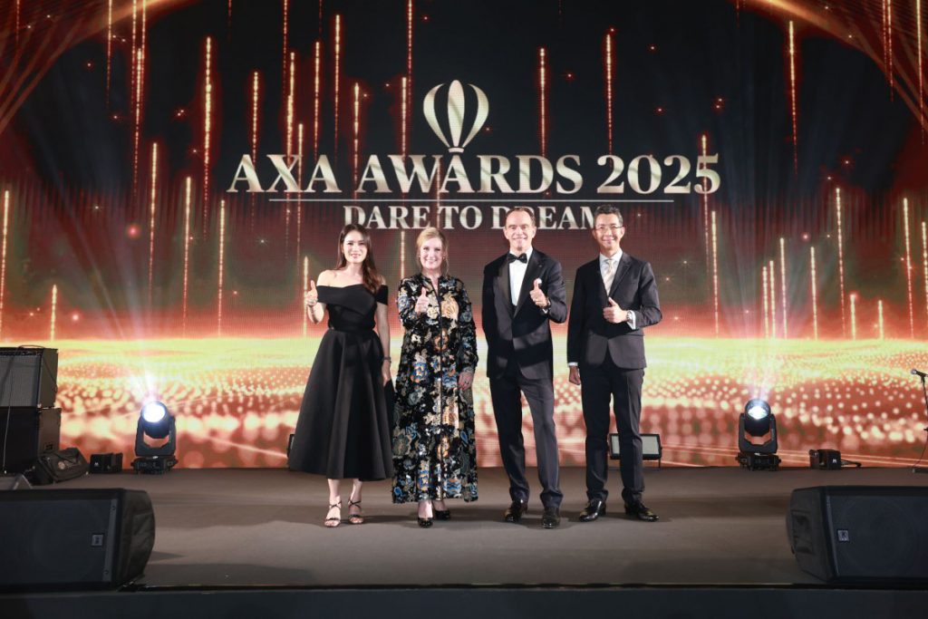 แอกซ่าประกันภัย เชิดชูความสำเร็จของตัวแทนและนายหน้าประกันภัย  ในงาน AXA Awards 2025 ภายใต้วิสัยทัศน์ ‘Dare to Dream’