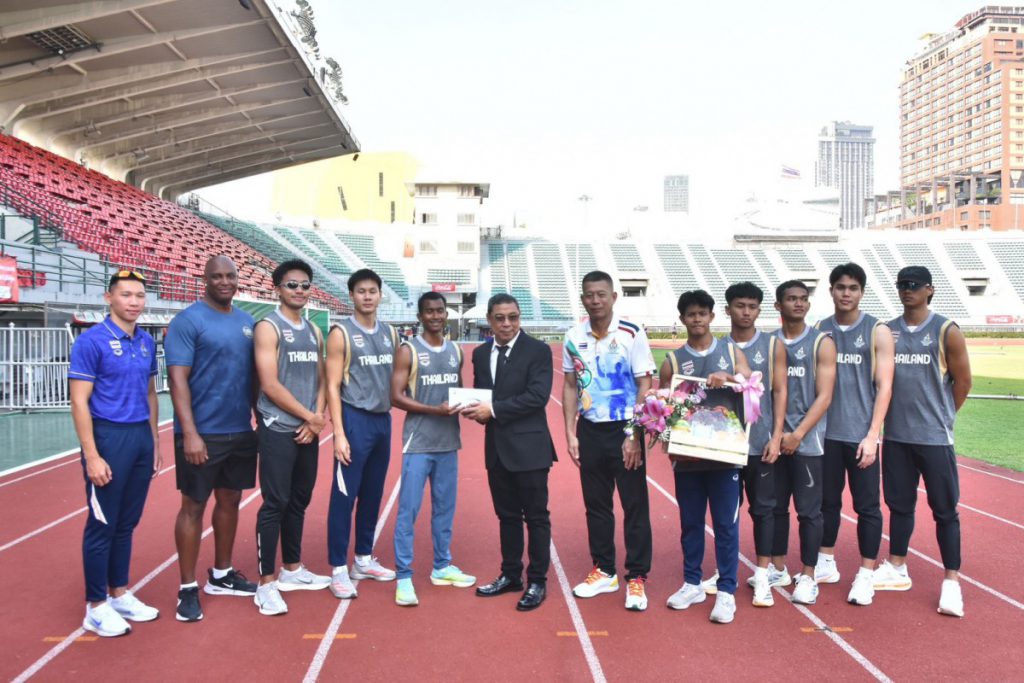 ดร.ณัฏฐ์ ให้กำลังใจบิว-ภูริพล นำทัพกรีฑาพุ่งสู่เป้าหมาย 17 เหรียญทองซีเกมส์ 