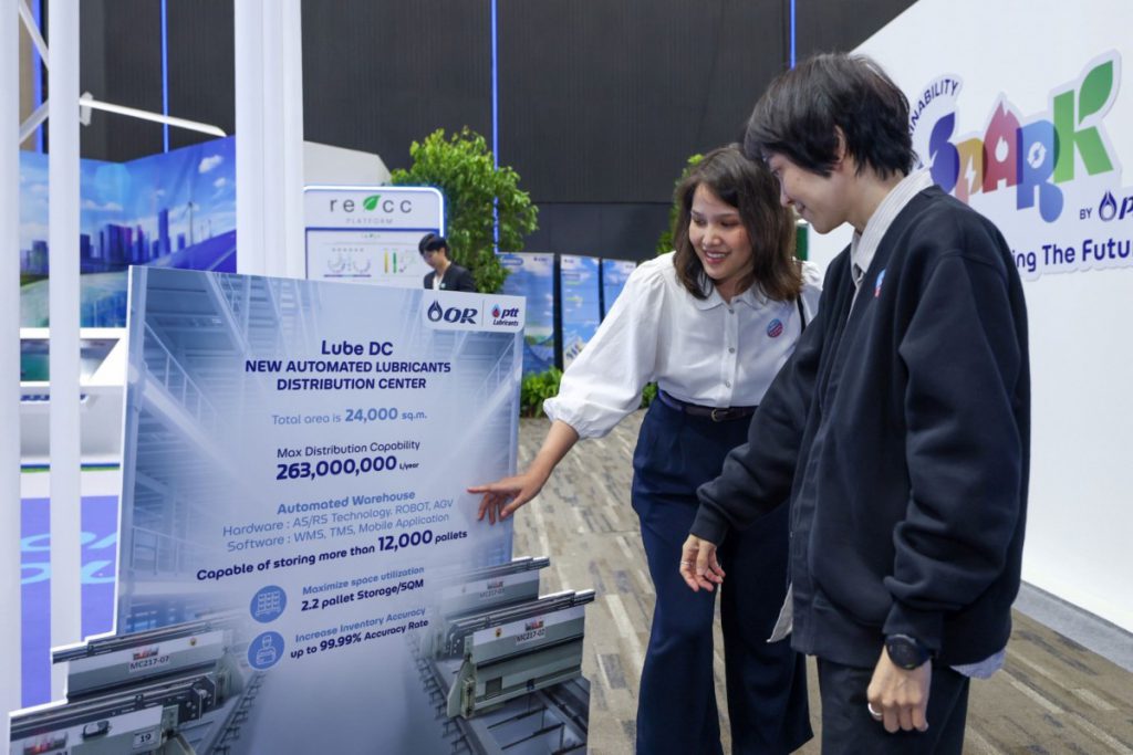 OR ขับเคลื่อนระบบนิเวศดิจิทัลสู่ความยั่งยืน โชว์นวัตกรรม EV Station PluZ – blueplus+ – PTT Lubricants ในงาน Sustainable Spark by PTT Group 2026